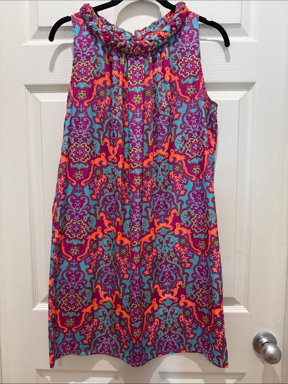 Tracy Negoshian Sleeveless Printed Shift Dress size s